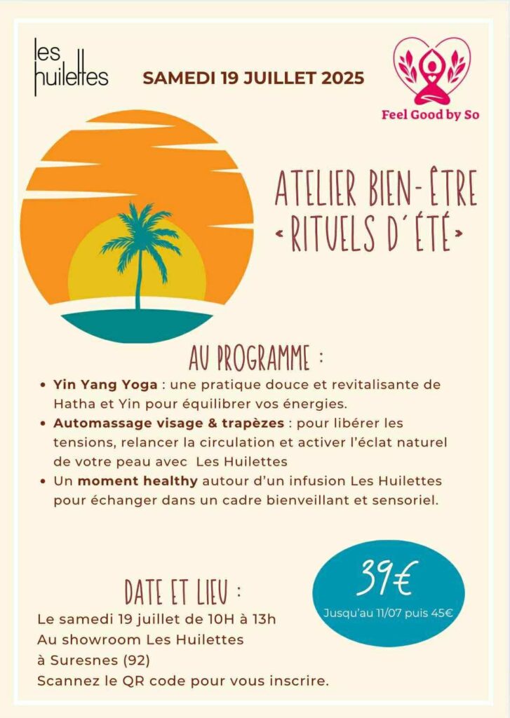 Atelier massage yoga Nice Paris